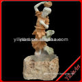 Red Marble Garden Decoration Indoor Wall Fountain (YL-P334)